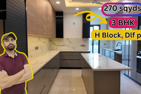 270 sqyds Luxury Builder Floor in H Block, Dlf ph-1 Gurgaon