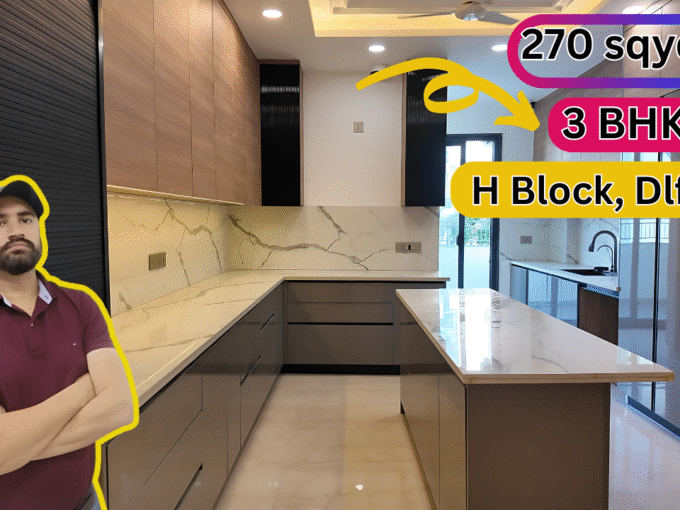270 sqyds Luxury Builder Floor in H Block, Dlf ph-1 Gurgaon