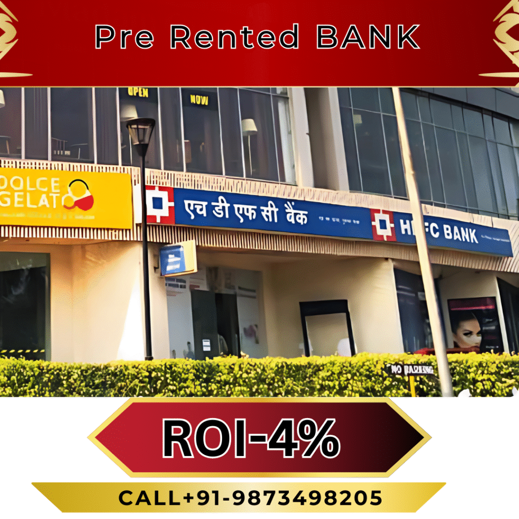 Pre-rented commercial office space in Cyber Park, Gurgaon