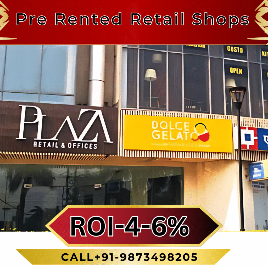 Pre-rented commercial office space in Cyber Park, Gurgaon